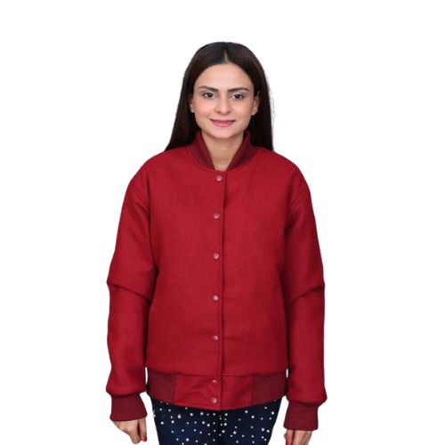 Burgundy Varsity Jacket