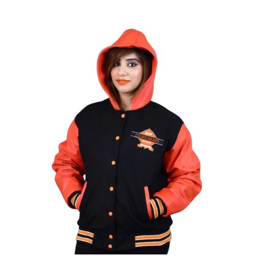 Hooded Varsity Jacket