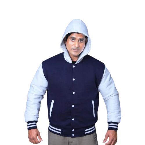 Hooded Varsity Jacket
