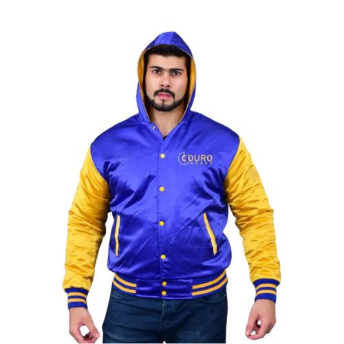 Hooded Varsity Jacket