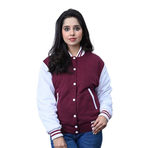 Burgundy Varsity Jacket
