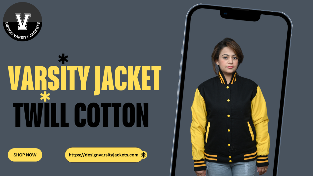 Women Varsity Jackets Twill Cotton