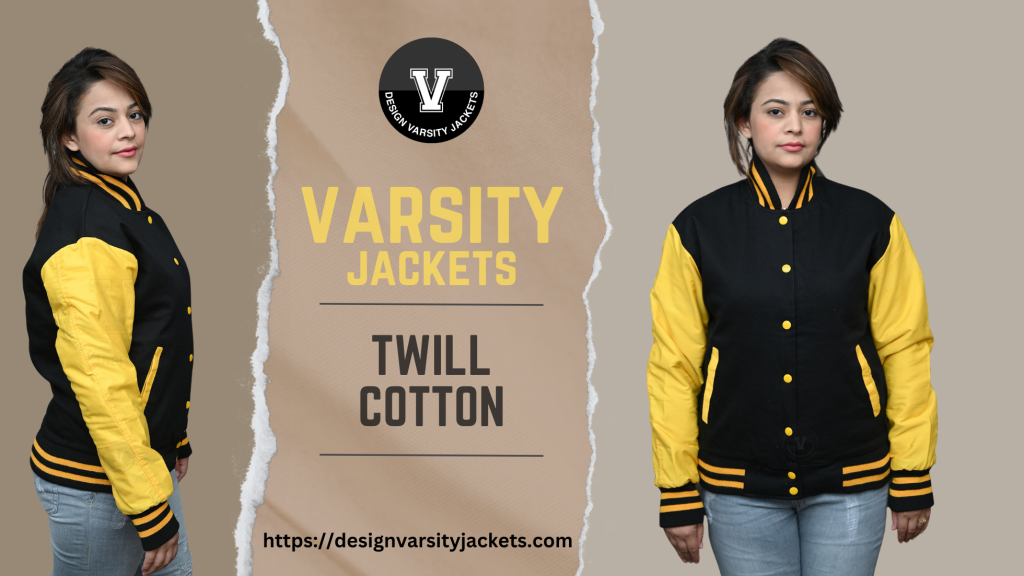 Women Varsity Jackets Twill Cotton