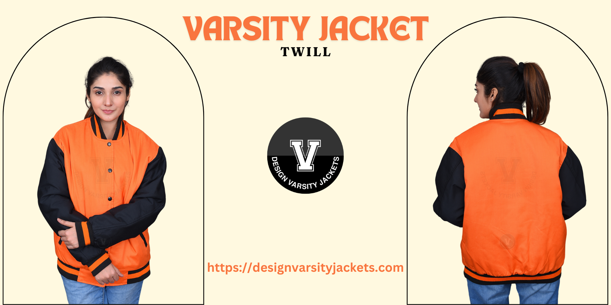Varsity Jackets Women Twill