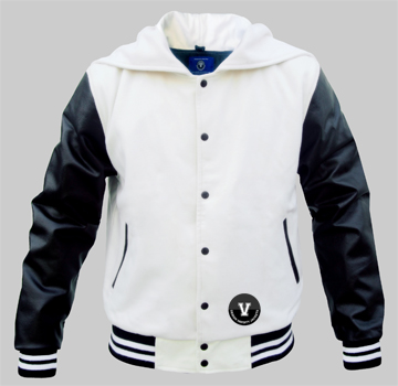 Zipper Hood Varsity Jackets