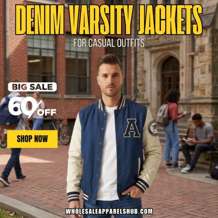 Denim Varsity Jackets For Casual Outfits Denim Varsity Jackets For Casual Outfits