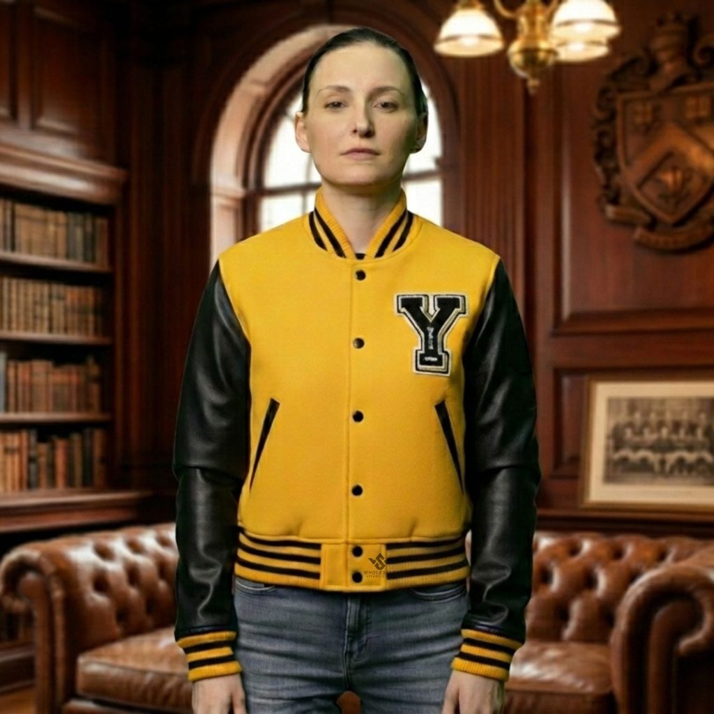Crop Varsity Jackets With Women
