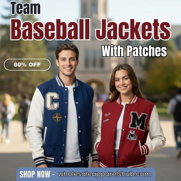 Team Baseball Jackets With Patches