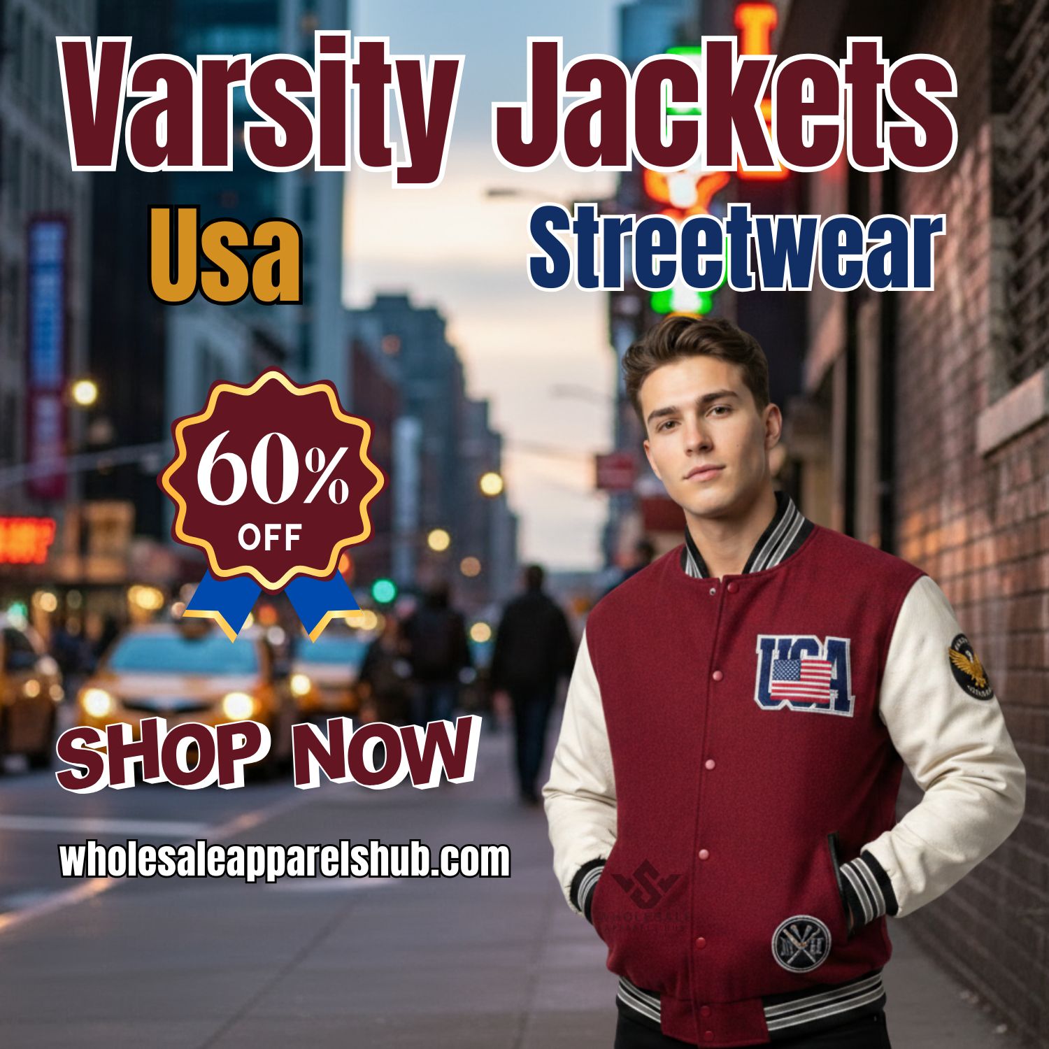 Varsity Jackets Usa Streetwear