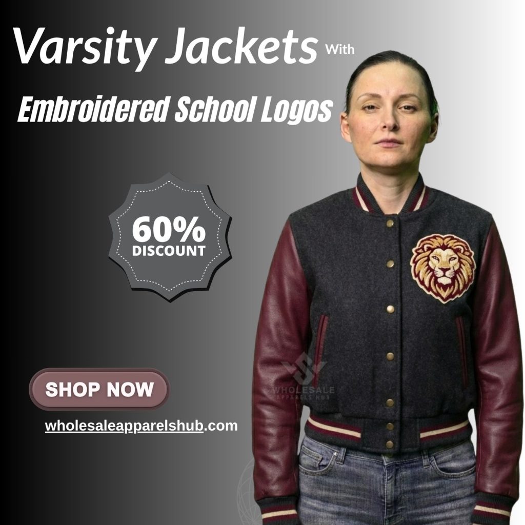 Varsity Jackets With Embroidered School Logos Varsity Jackets With Embroidered School Logos