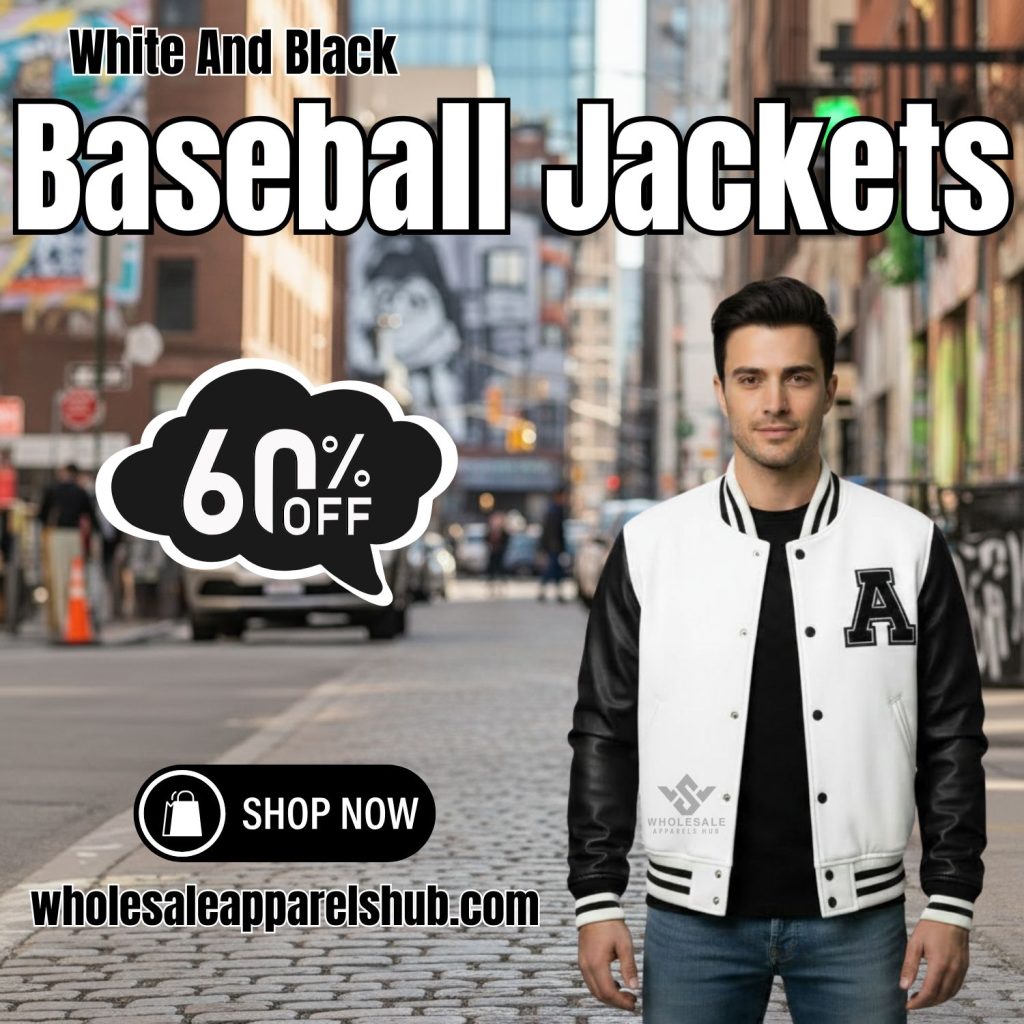 White And Black Baseball Jackets