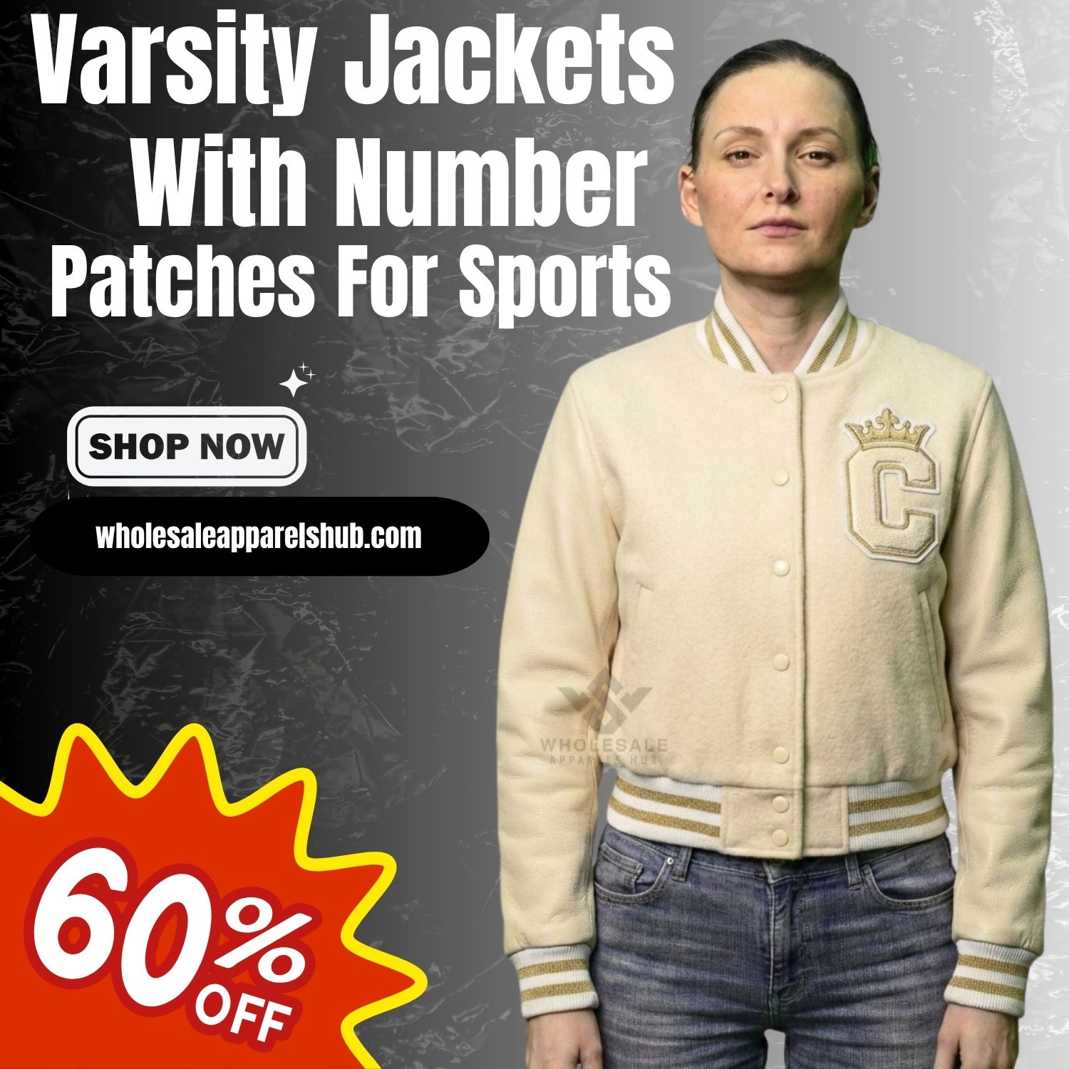 Varsity Jackets With Number Patches For Sports