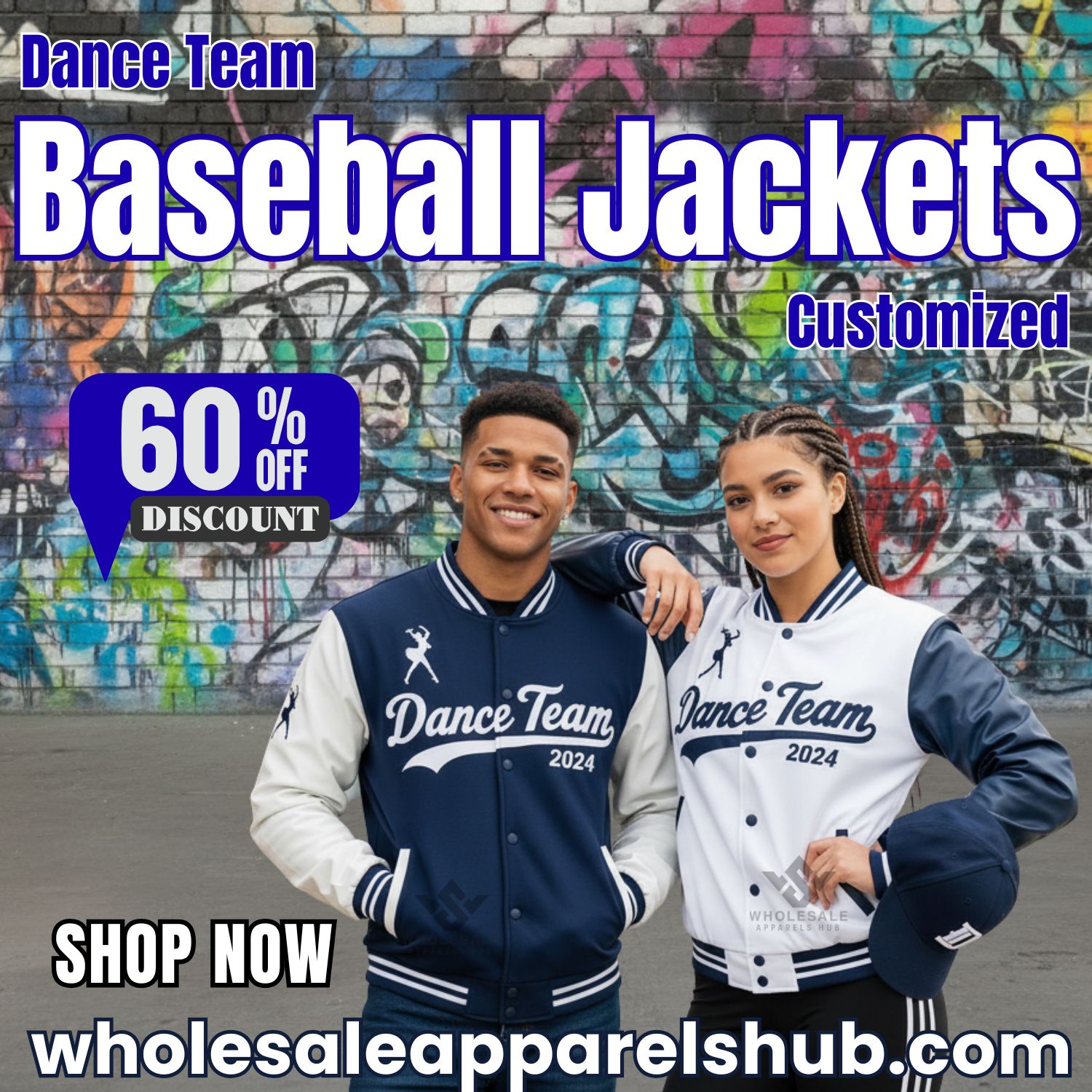 Dance Team Baseball Jackets Customized