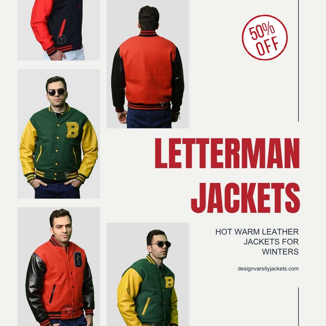 Leather Letterman Jackets for Winter Wear