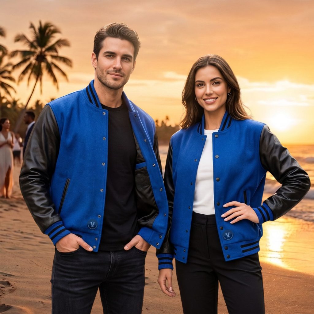 Varsity Jackets for Beach Party Evening Wear