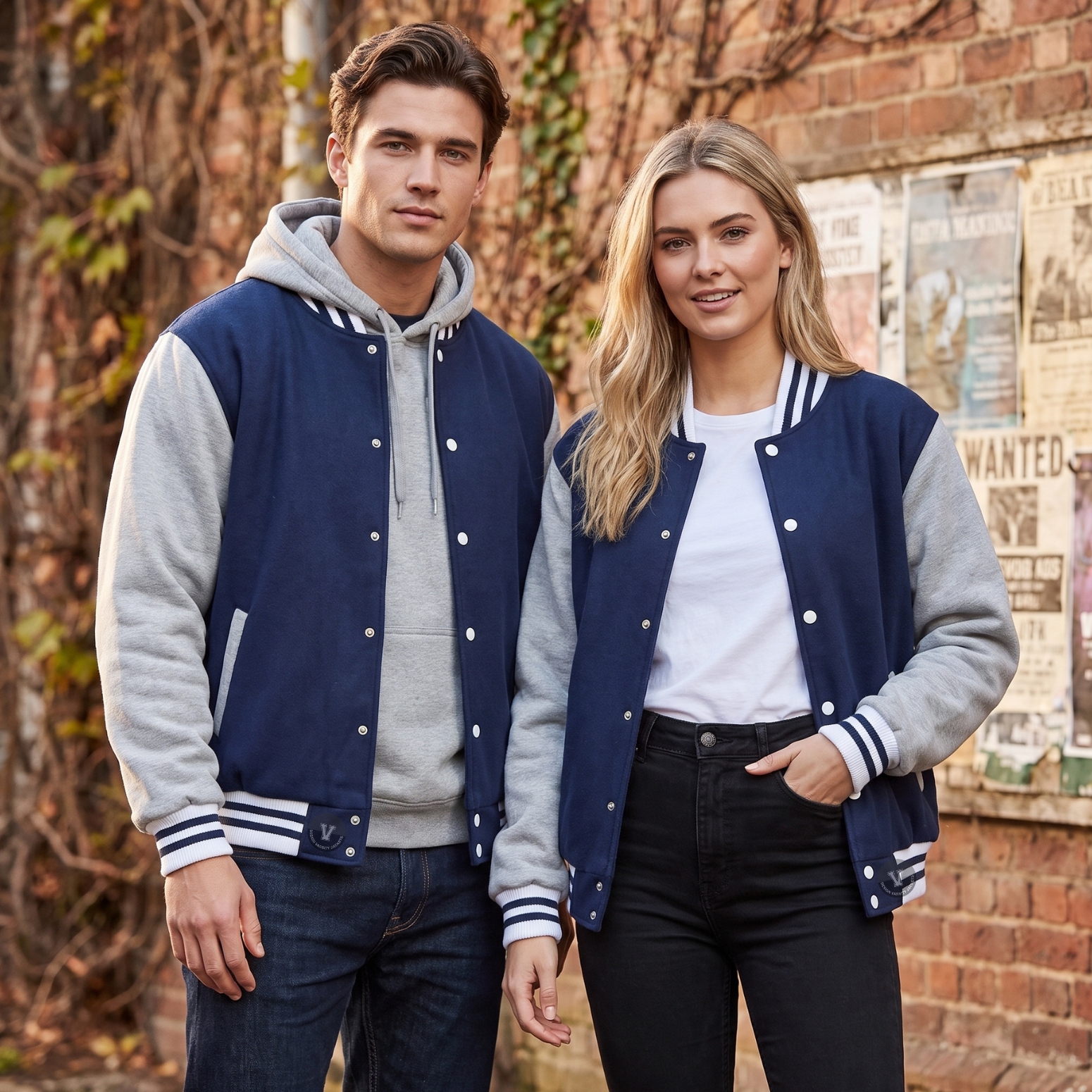 Cotton Fleece Varsity Jackets For Unisex