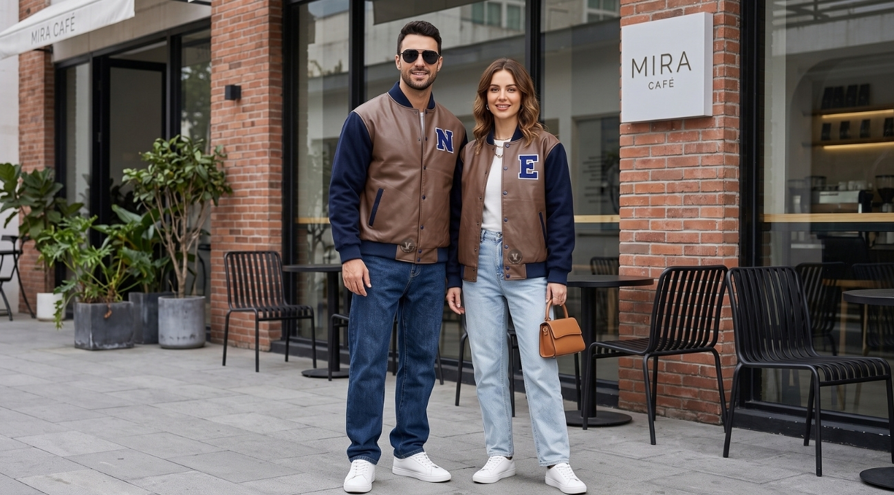 Custom Design Varsity Jackets for Couples