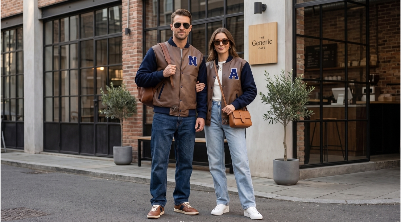 Custom Design Varsity Jackets for Couples