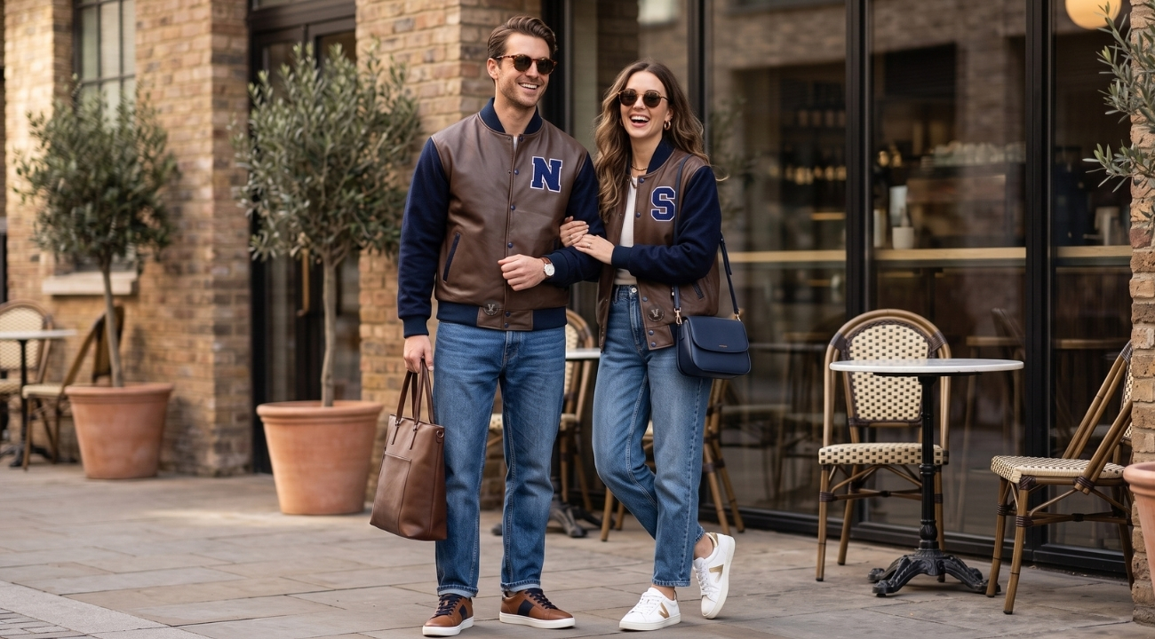 Custom Design Varsity Jackets for Couples
