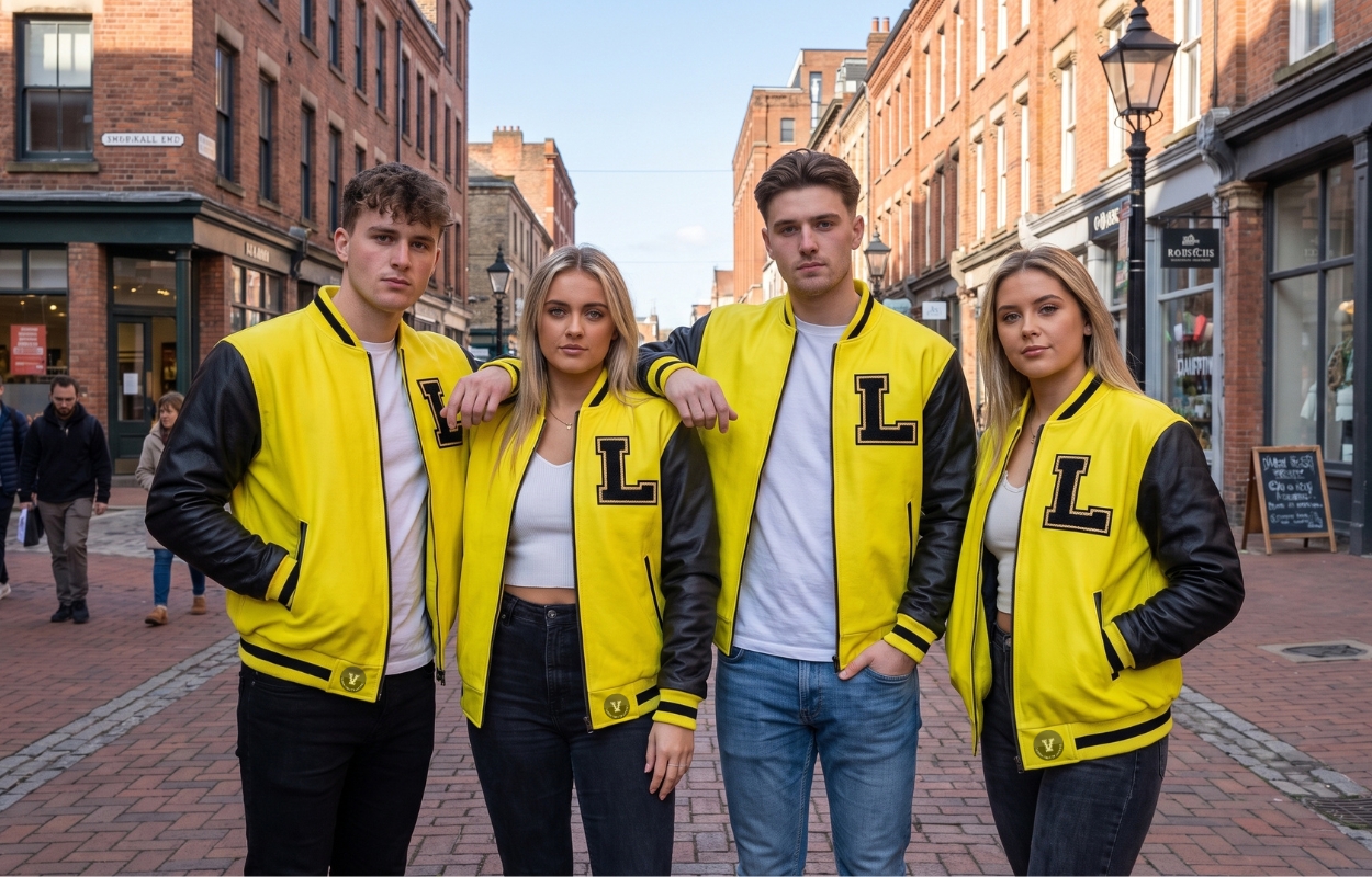 Cropped Varsity Jacket Premium