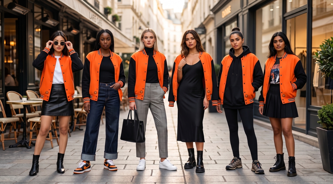 Varsity Jackets For Women Outfits