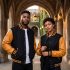 Wool Baseball Jackets With Leather Sleeves