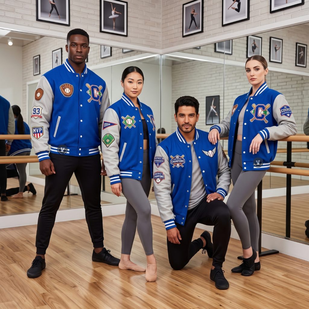 Dance Team Baseball Jackets Customized Dance Team Baseball Jackets Customized