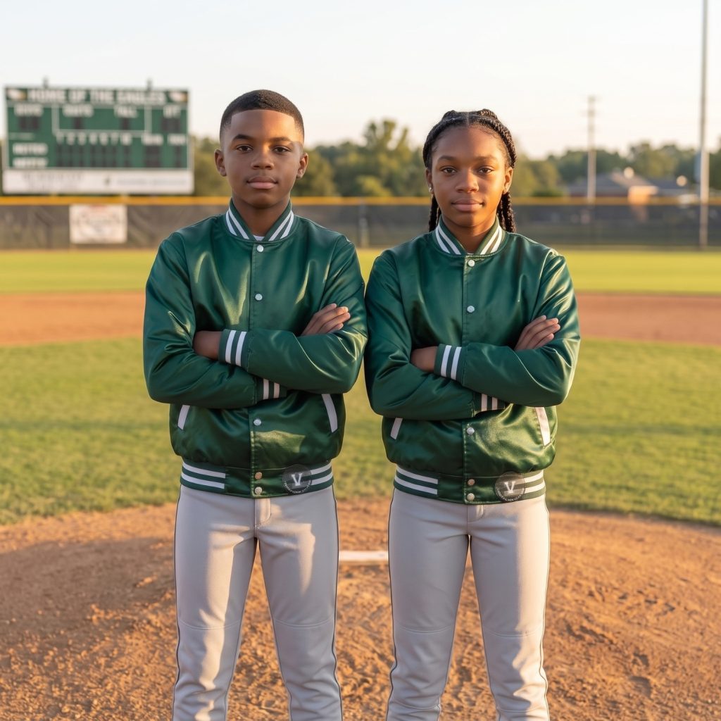 Satin Baseball Jackets Lightweight