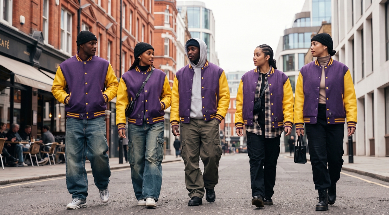 Varsity Jackets Streetwear Fashion in UK