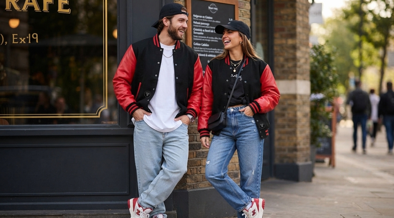 Varsity Jackets for Couples Outfits