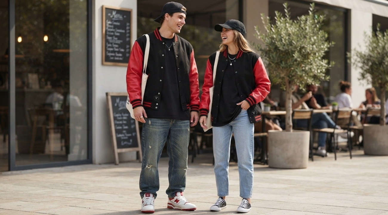 Varsity Jackets for Couples Outfits