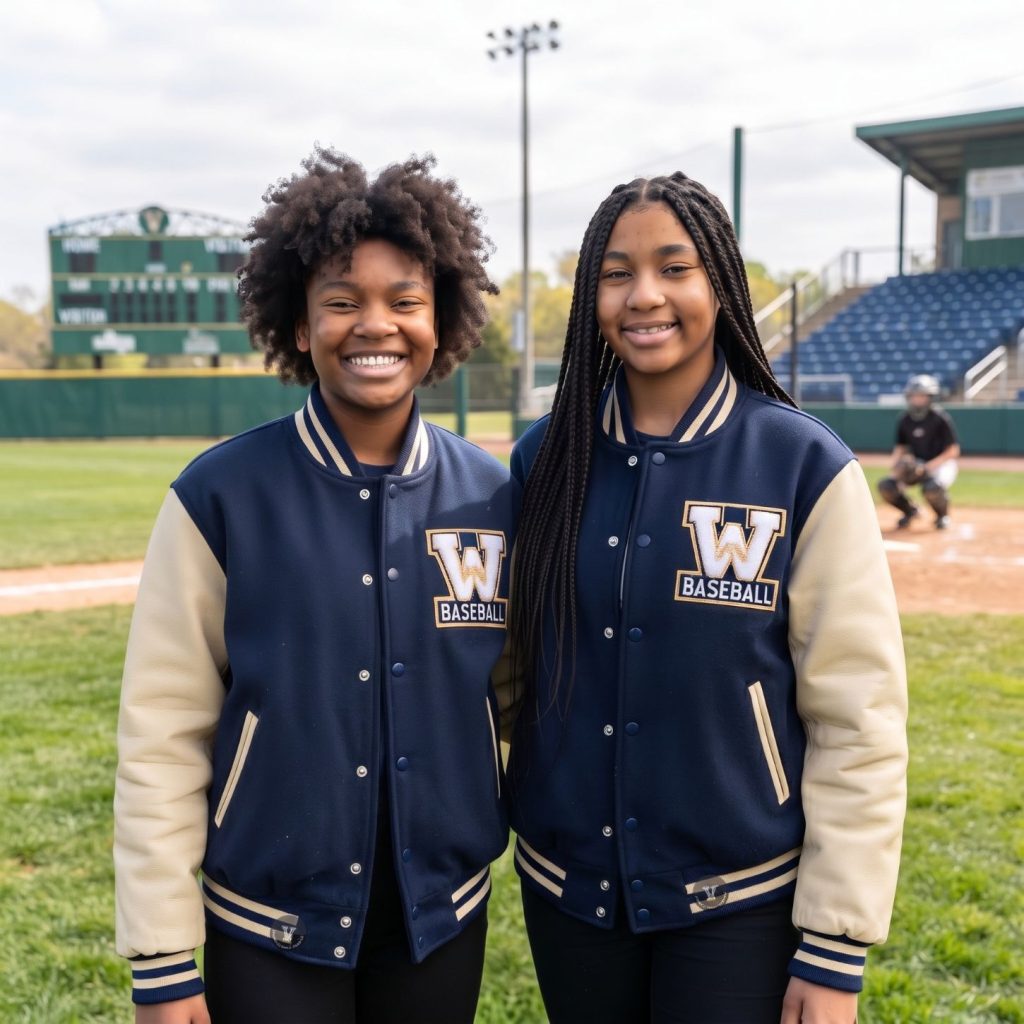 custom baseball jackets for women near me