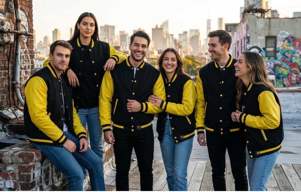 varsity jackets with waterproof coating
